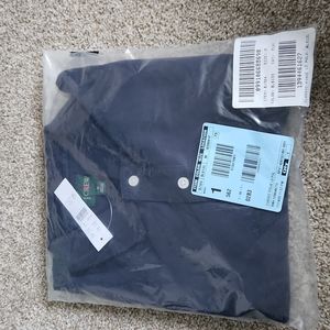 Men's J.Crew Long Sleeve Polo Navy